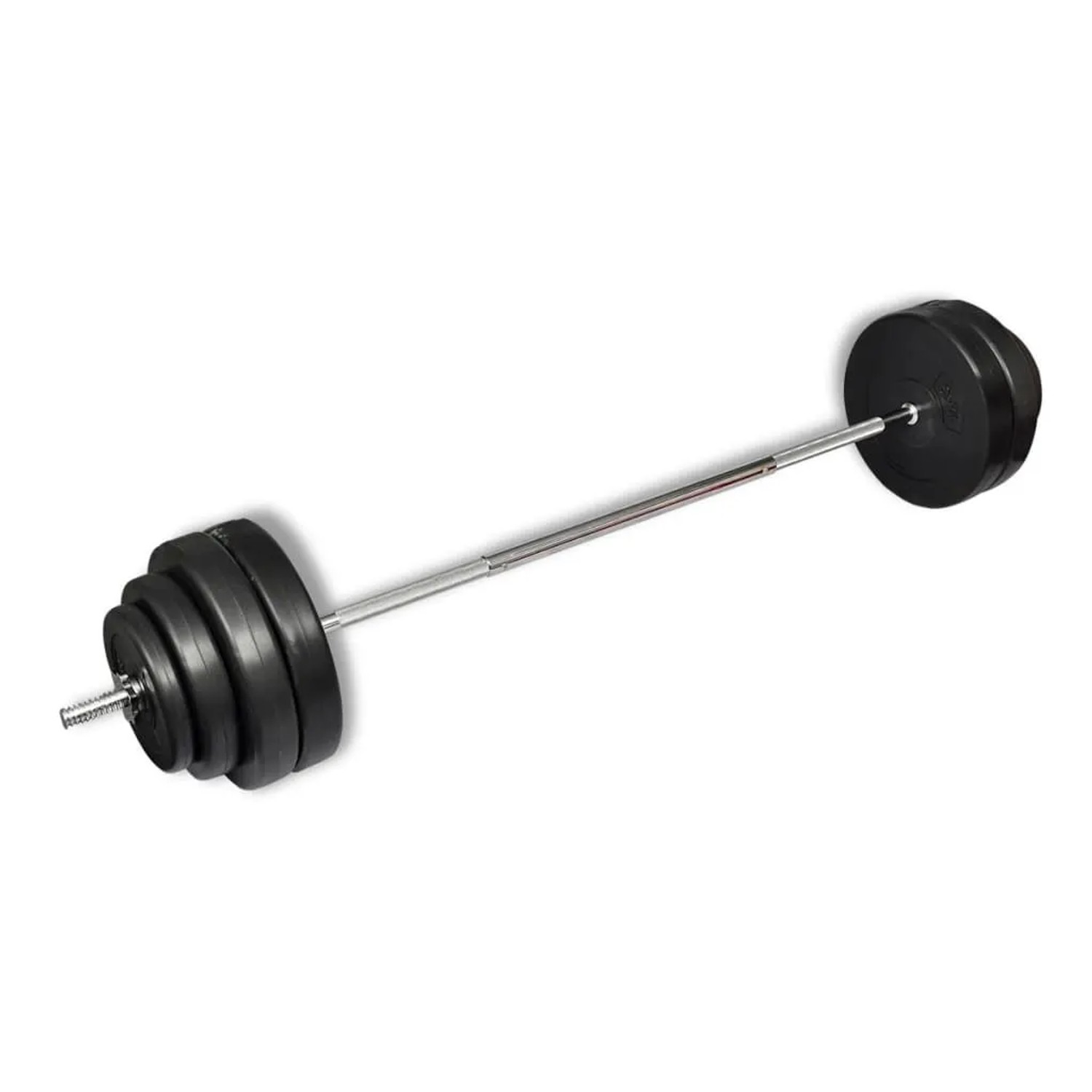 vidaXL Langhantel mit Gewichten Set 60 kg 90372