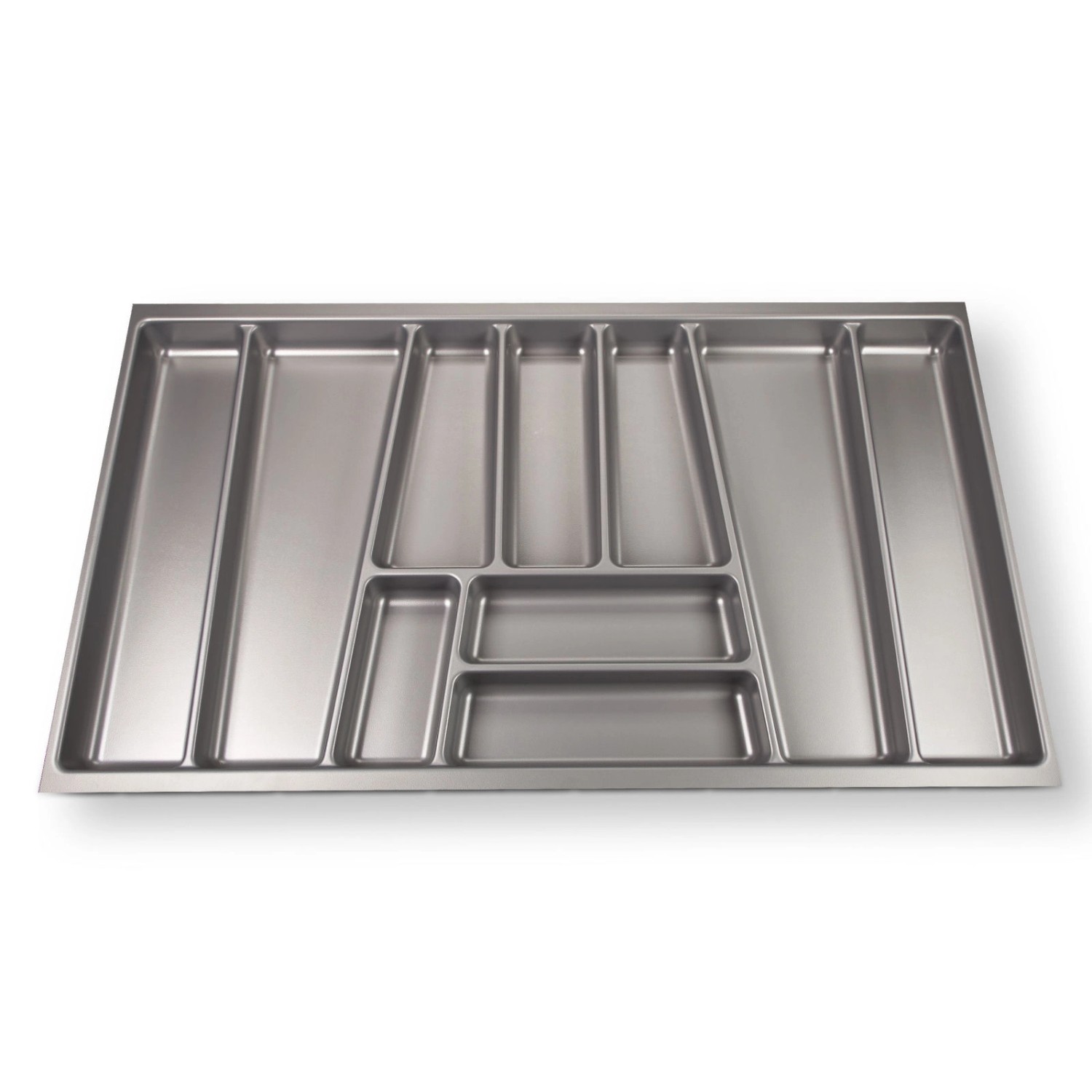 SOTECH ORGA-BOX II Besteckeinsatz 900 mm Höhe 45 mm Silbergrau Für Nobilia günstig online kaufen