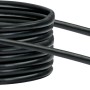 Schwaiger CAT7 Netzwerkkabel, 10m, orange/schwarz, für schnelle Datenübertragung im Netzwerk.