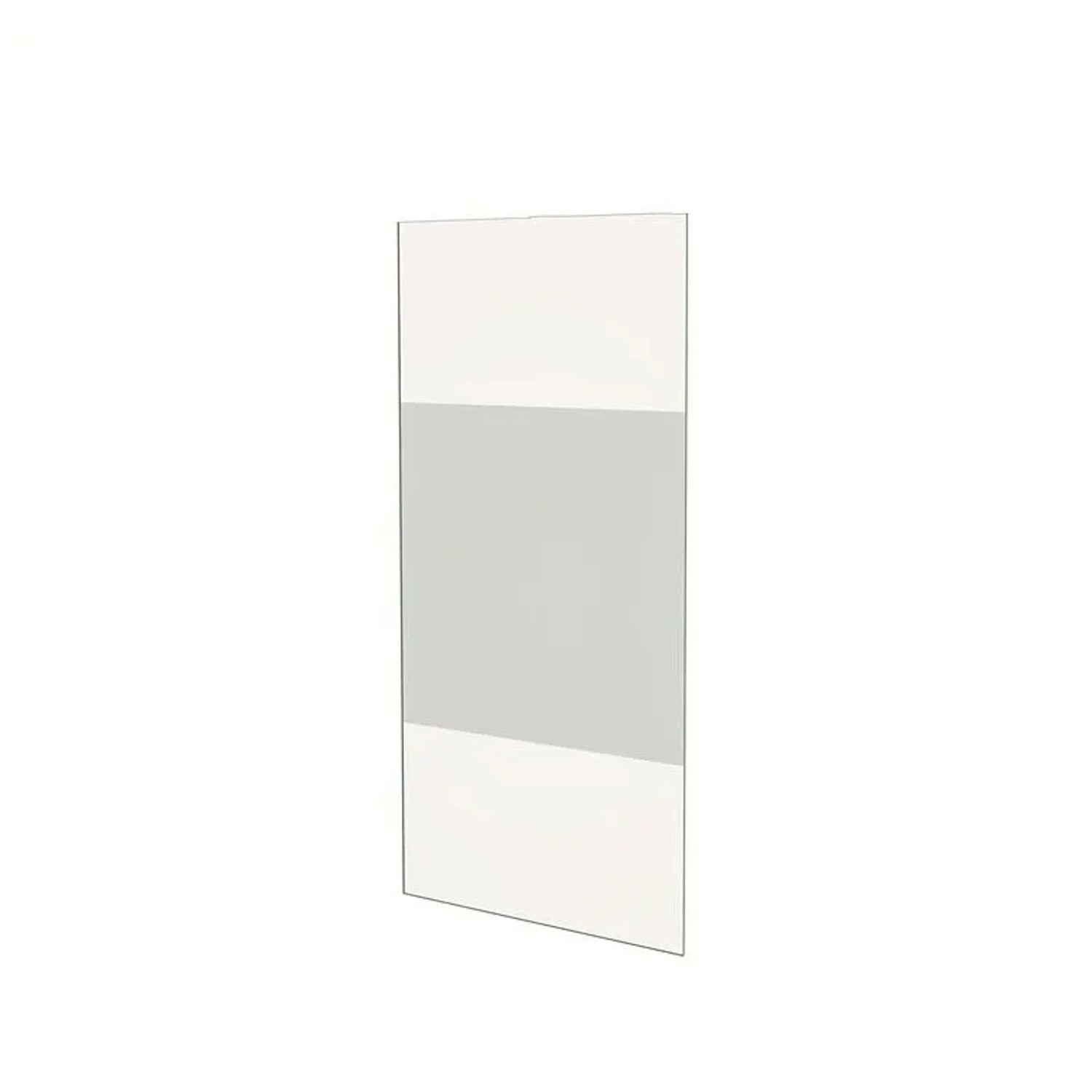 Duschparadies 77x 200cm Walk-in Duschwand 8mm NANO ESG-Glas Dusche Satinier günstig online kaufen