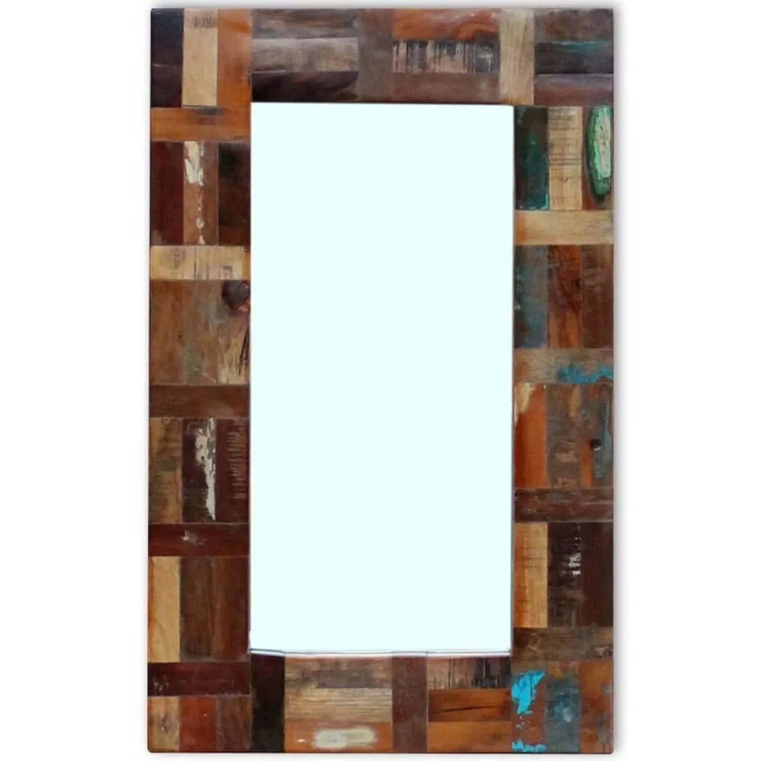 vidaXL Spiegel Altholz 80x50 cm 243329