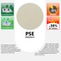 Detailaufnahme beiges, wasserabweisendes AMANKA Sonnensegel aus Polyester, Dreieck 3x3x3m.