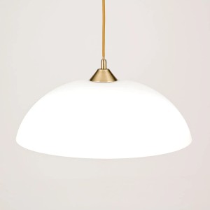 Orion Lightstyle Lampenschirm E27, Ø 40 cm, Milchglas für Lampen & Leuchten.