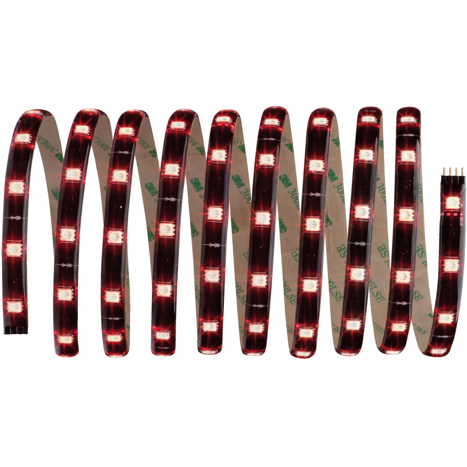 Flexibler Paulmann YourLED RGB LED-Streifen, 3m, selbstklebend für indirekte Beleuchtung.