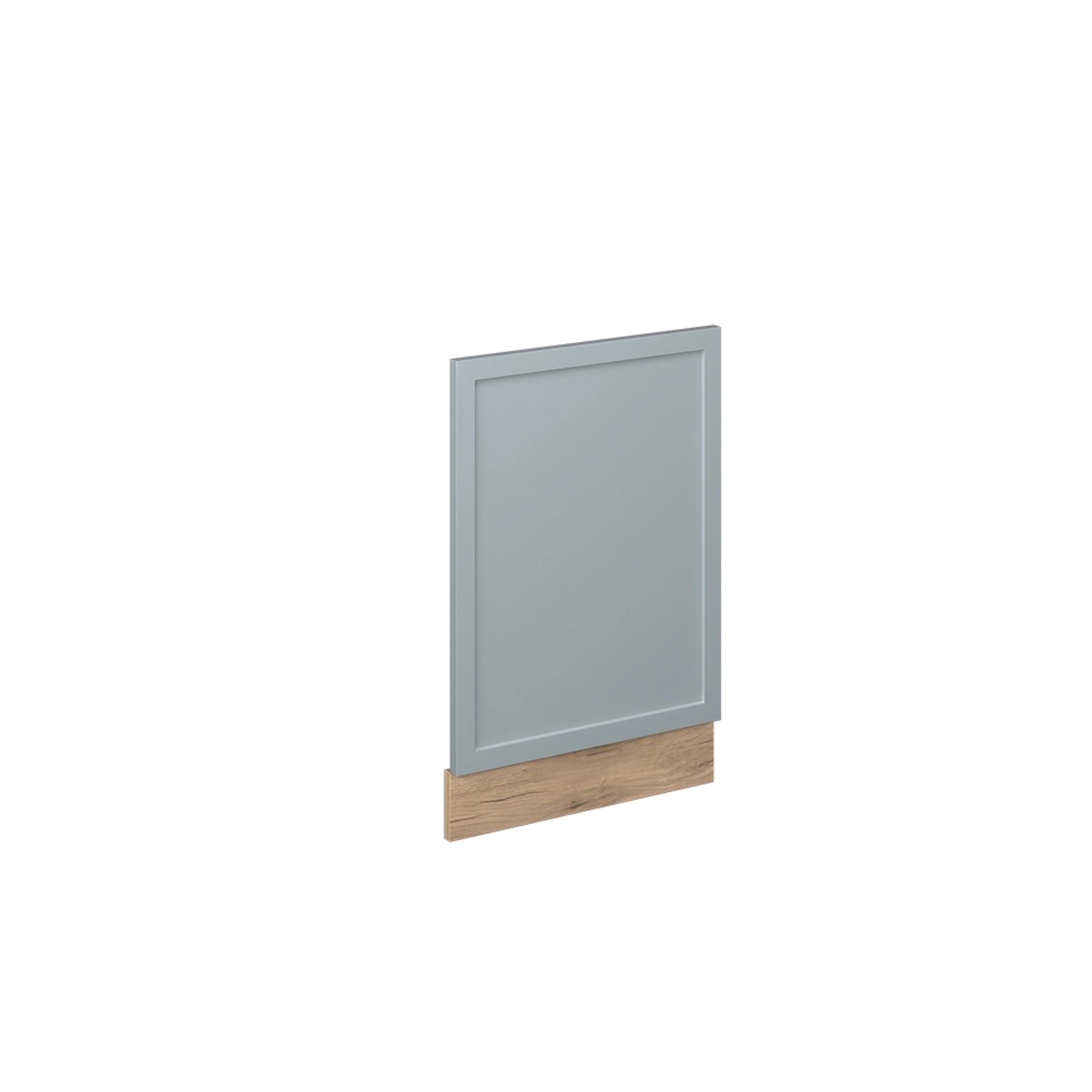 Vicco Frontblende Fame-Line Hellblau-grau 45 cm ohne Arbeitsplatte mit Goldkraft Eiche Korpus