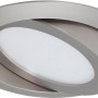 Briloner LED-Einbauleuchte 3er-Set, schwenkbar, Nickel matt, Ø 14 cm.