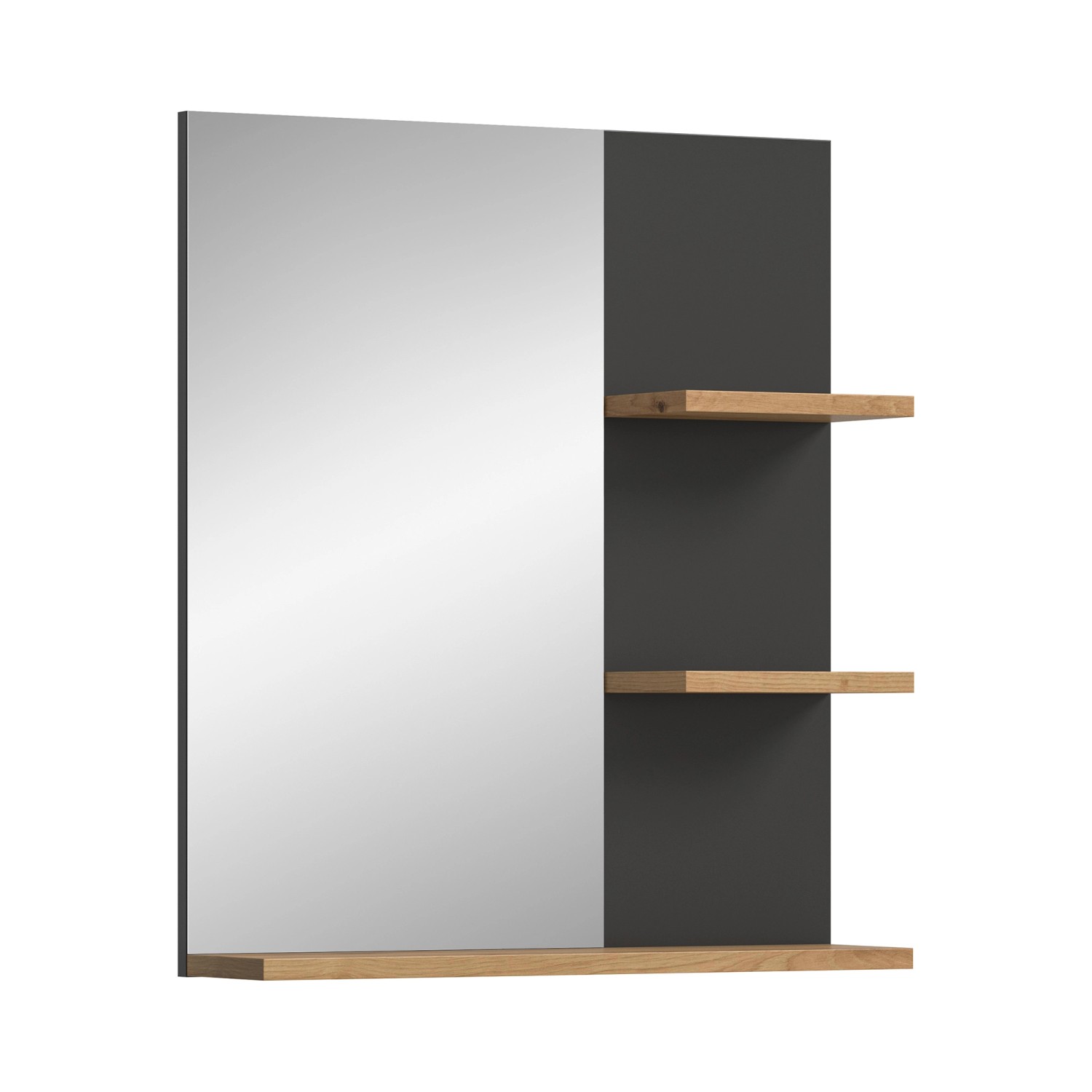 Spiegel Canu Artisan/Grau 73 cm x 63 cm x 16 cm günstig online kaufen