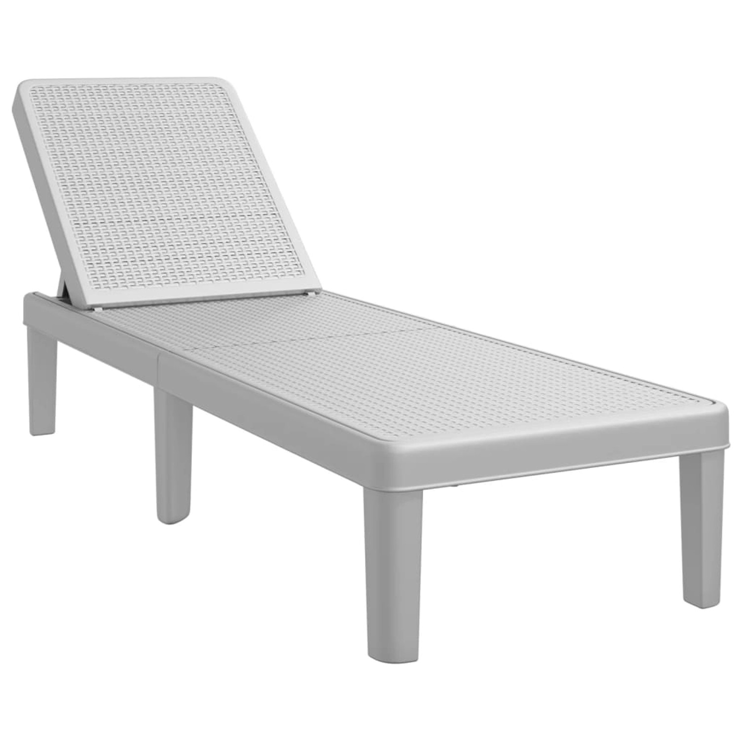 vidaXL 4-Fach Verstellbare Sonnenliege 155,5x57x28 cm Polypropylen 4008101 günstig online kaufen