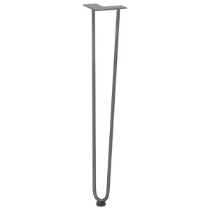 vidaXL Haarnadelbeine für Konsolentische 4 Stk Naturstahl 72 cm Massivstahl 4012427