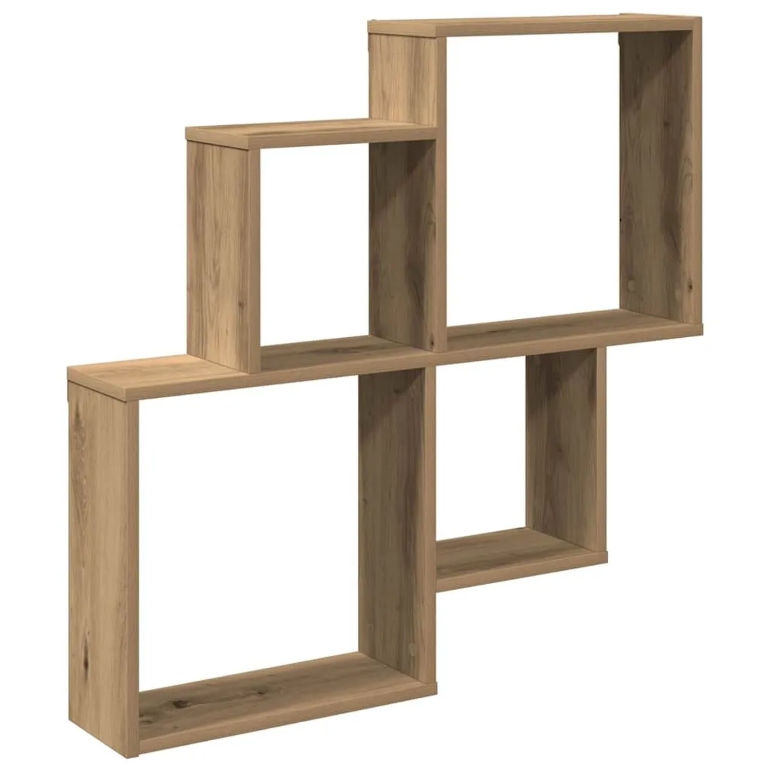 vidaXL Wandregal Artisan-Eiche 80x15x78,5 cm Holzwerkstoff 856611 günstig online kaufen