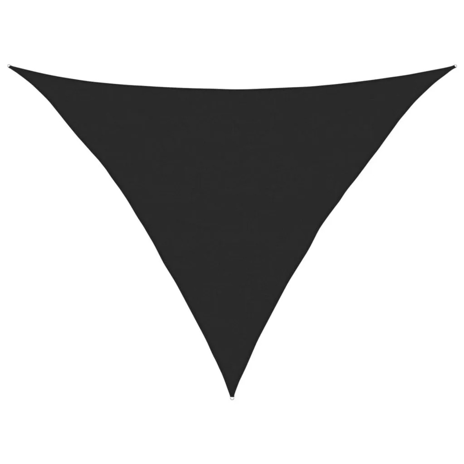 vidaXL Sonnensegel 160 g/m² Schwarz 5x5x6 m HDPE 311760