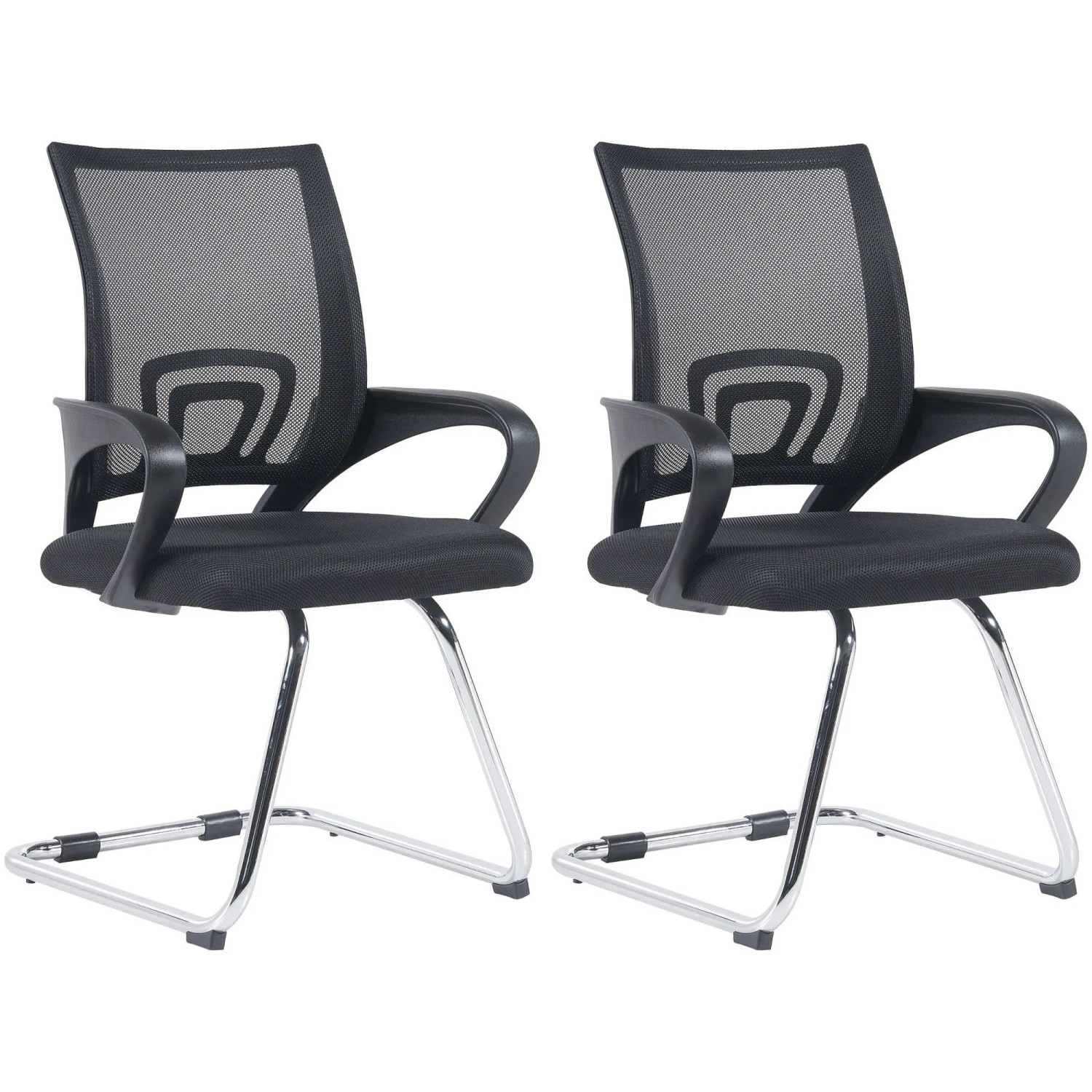 CLP 2er Set Freischwinger Eureka Schwarz