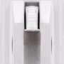 Weißer Siro Klapphaken Kleiderlüfter aus Metall, Länge 330 mm, für Garderoben.