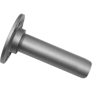 Gardinia Träger Industrial Home, silberner Gardinenstangenhalter Ø 25 mm, 10 cm lang.