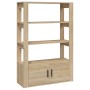 vidaXL Sideboard Sonoma-Eiche 80x30x119,5 cm Holzwerkstoff 819471