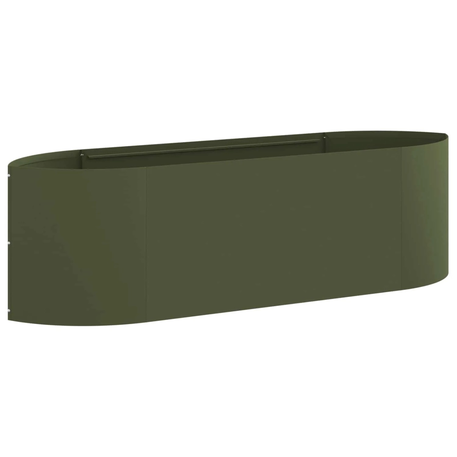 vidaXL Hochbeet im Garten Olive Grün 140 x 40 x 40 cm Stahl 8011715