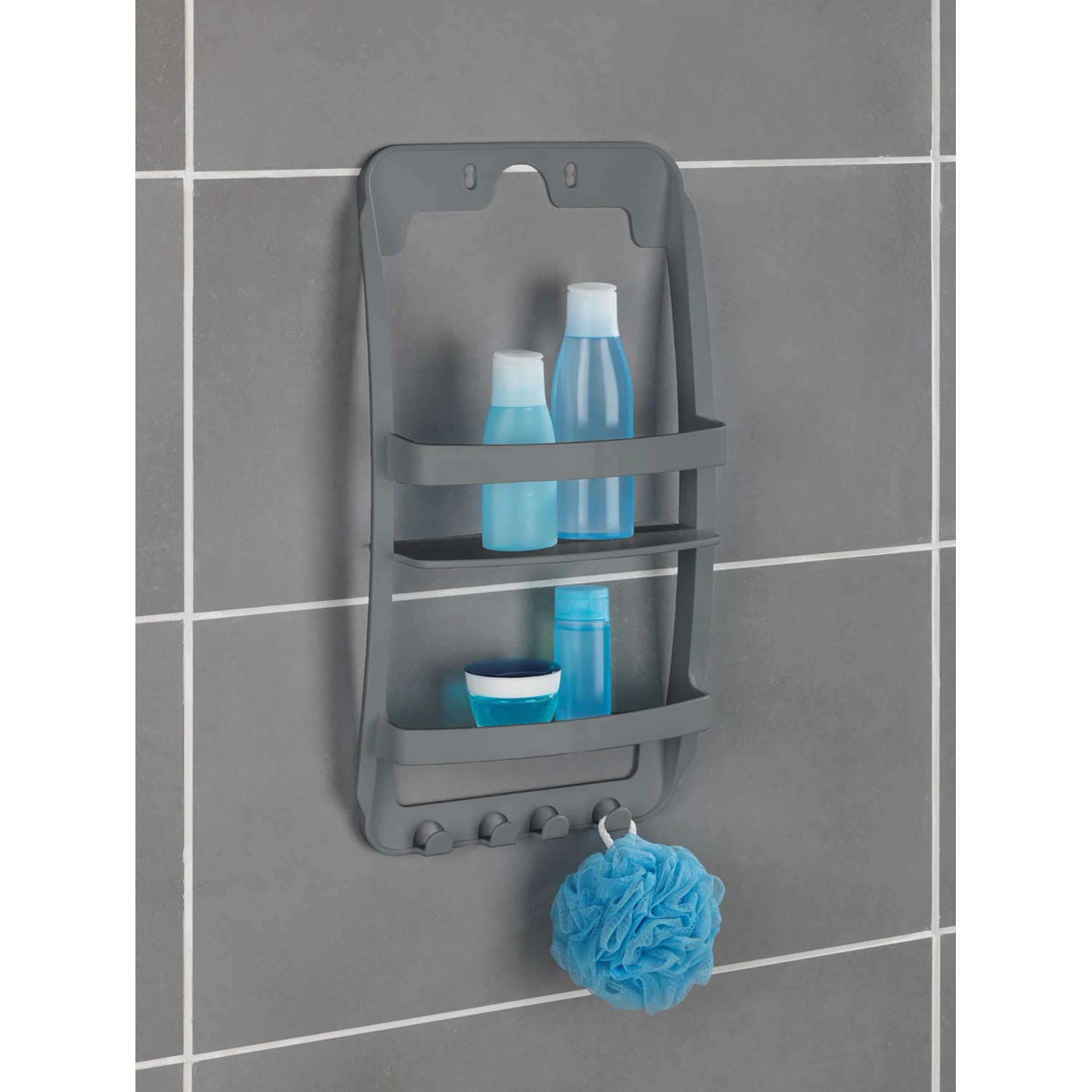 Wenko Badregal Universal 26 cm x 54,5 cm x 11,5 cm Grau_13
