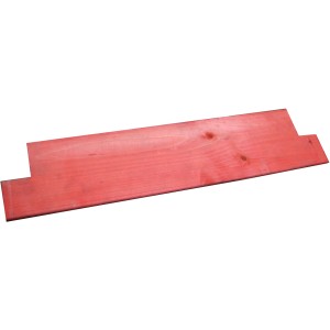 Krause Querbord ProTec XXL 1,35 m für Gerüste, rotbraunes Holz.