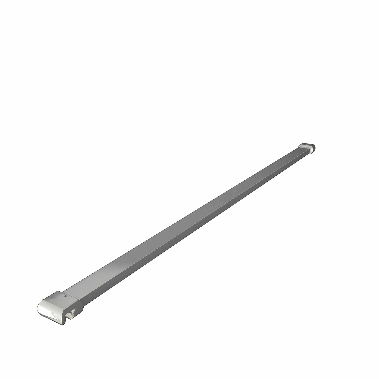 AICA 140cm Stabilisator Chrom Glänzend Für 6-8mm Duschkabine Duschwand Walk In Glaswand