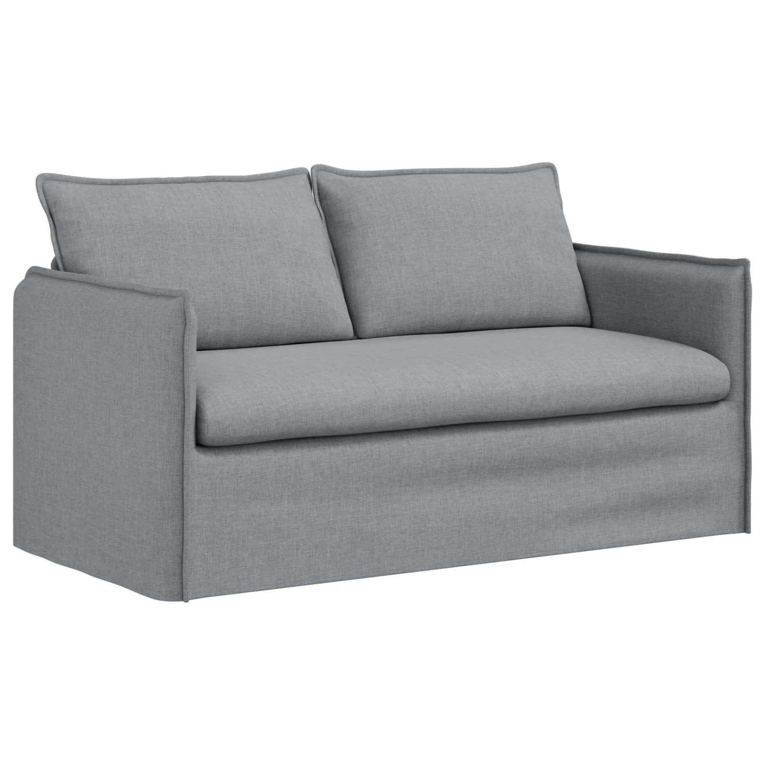 vidaXL Sofa Hellgrau 156 x 82 x 85 cm Stoff 42024518