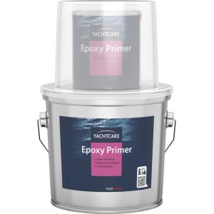 Yachtcare 2-K-Epoxy Grundierung, 1,5 l Dose mit 750 ml Härter, weiß matt, für Bootslacke.
