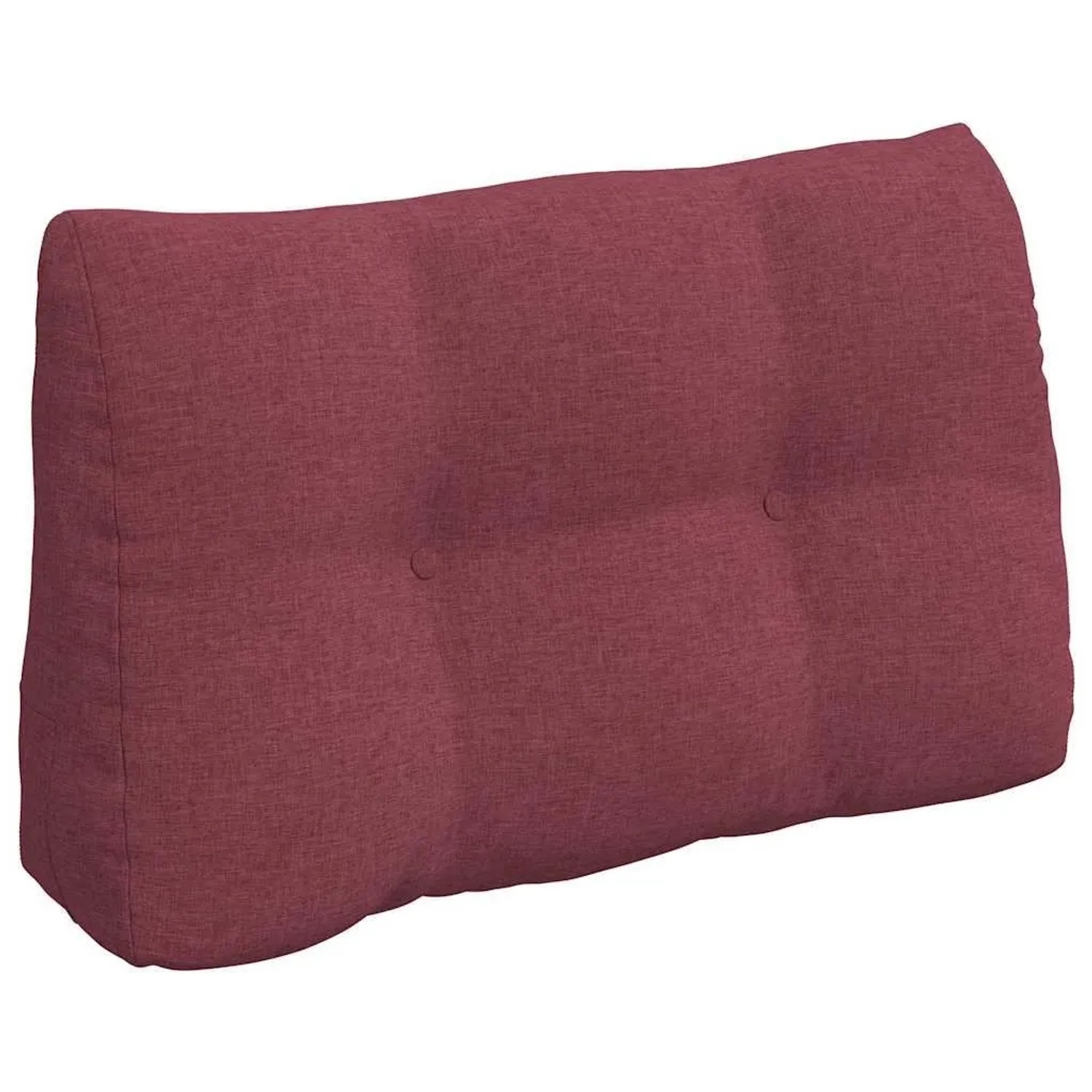 vidaXL Rückenkissen Weinrot 80 x 24 x 50 cm Stoff 42014415