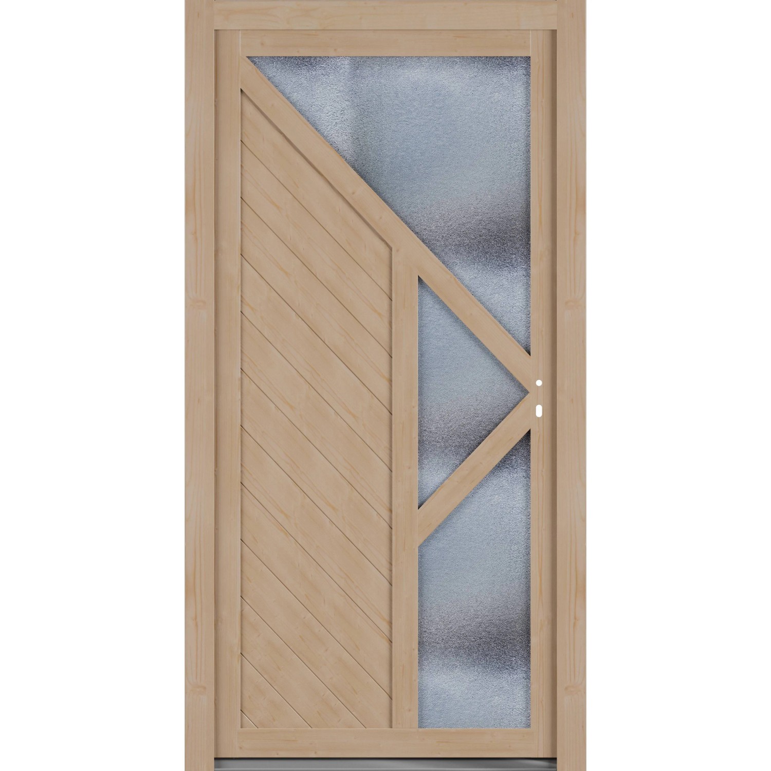 Roro Nebeneingangstür OHE 1004 Fichte 5FA 98 cm x 198 cm DIN R günstig online kaufen