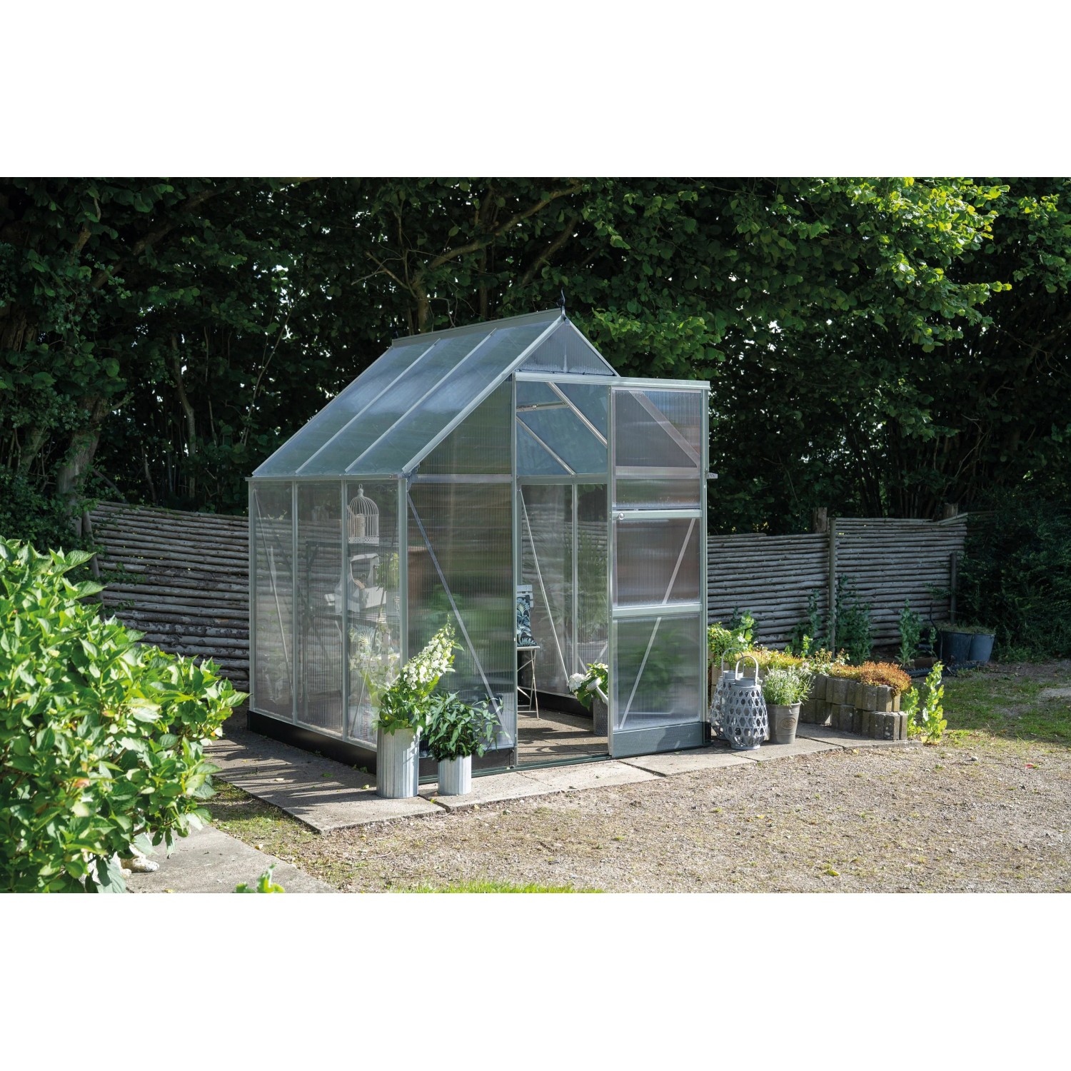 Halls Gewächshaus Icon 6 Alu 3,7 m² günstig online kaufen