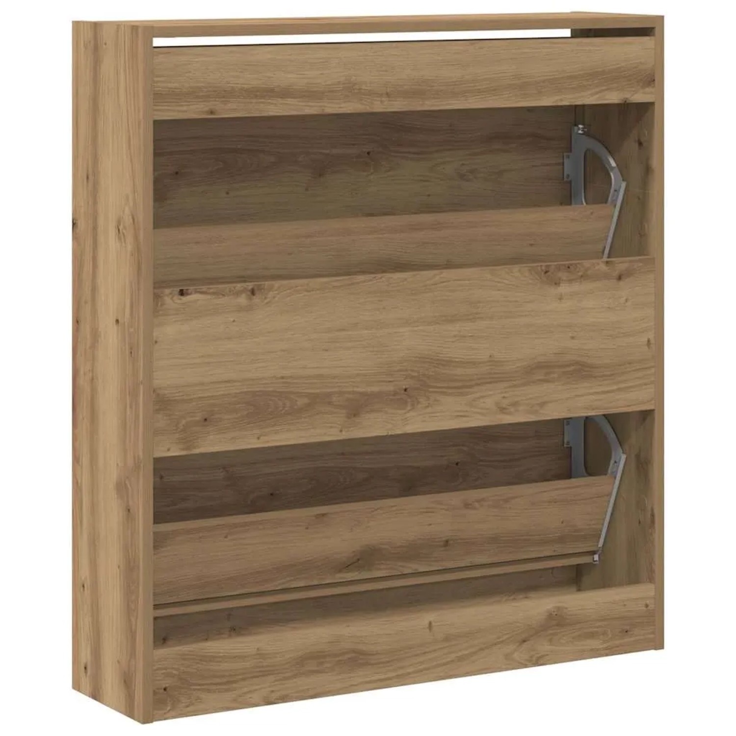 vidaXL Schuhschrank Räuchereiche 80 x 21 x 87,5 cm Holzwerkstoff 862215_8