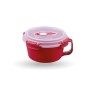 Rote Bestlivings Frischhaltebox mit Deckel, 0,85 Liter, ideal als Frühstücksschale.