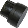 Schwarze Gardinia Endkappe Industrial Home, Ø 25 mm, 2er-Set für Stilgarnituren.