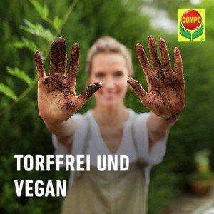 Sack Compo öko balance Pflanzenerde, 40L, torffrei und vegan für Zimmer-, Balkon- und Gartenpflanzen.
