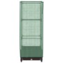 VidaXL Hochbeet mit Gewächshaus-Aufsatz, Rattan-Optik, 40x40x123 cm. Ideal für Garten, Balkon oder Terrasse.