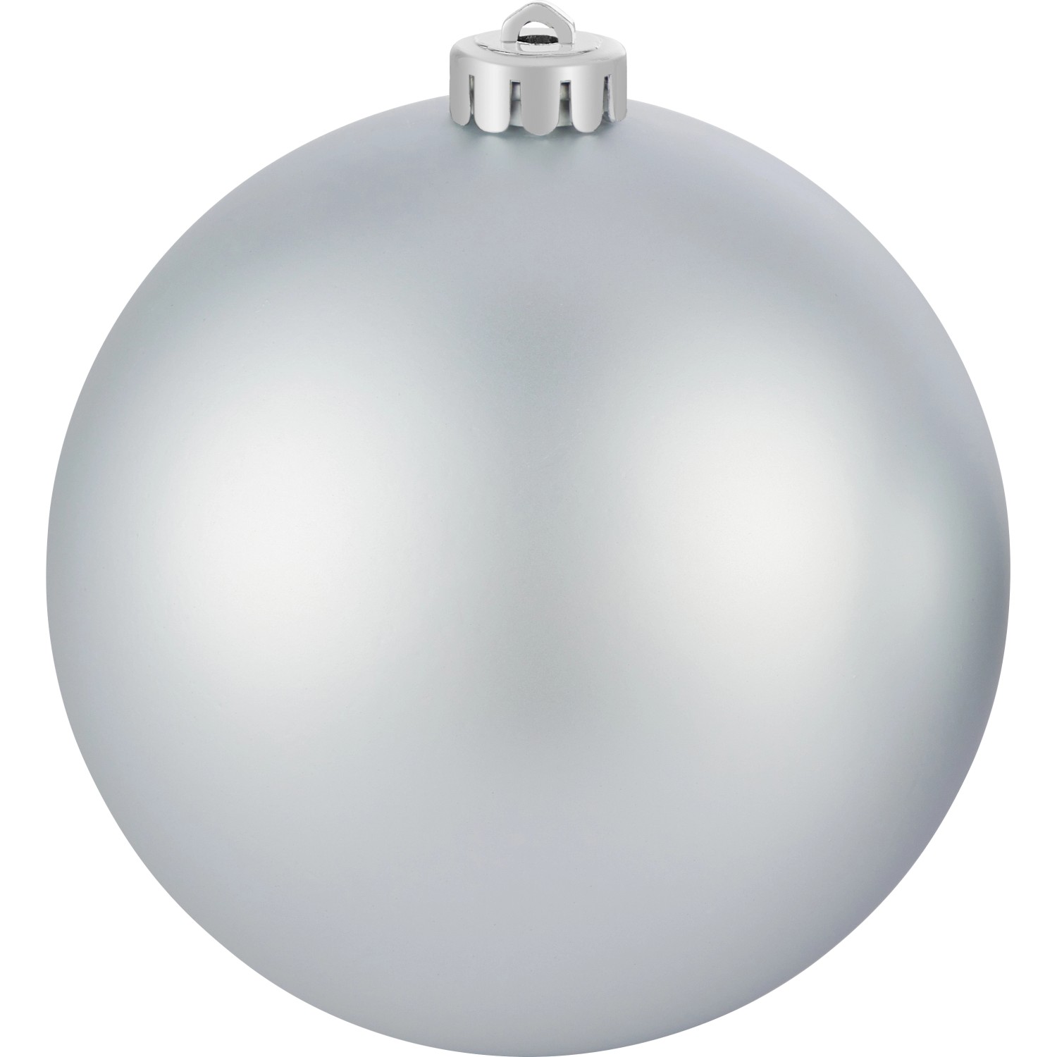 Weihnachtskugel Ø 14 cm Silber