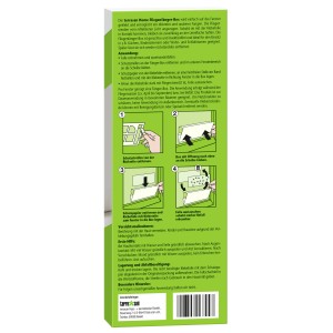 Terrasan Home Fliegenfänger-Box zur diskreten Fliegenbekämpfung am Fenster.