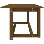 Honigbrauner vidaXL Couchtisch aus Kiefer Massivholz, 110x55x45 cm.