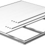 Biohort Smartbase GS 190: Alu-Fundament für Geräteschrank, 186x78x18cm, mit Rahmen und Stellfüßen.