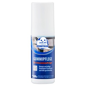 Robbyrob Gummipflege 75ml für Auto Gummiteile, mit Schwammapplikator für leichten Auftrag.