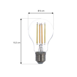 LUUMR LED E27 Smart Led Filament A60 10010324 in Transparent aus Glas E27
