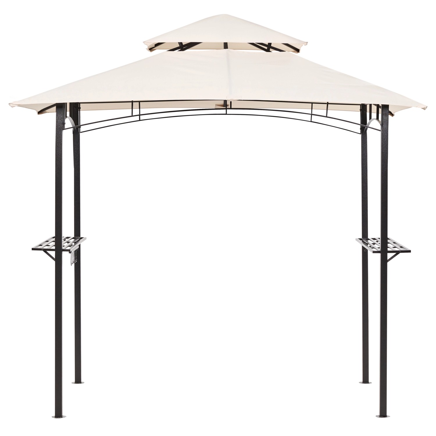 Beliani Pavillon NARO Beige Schwarz 185x121x245 günstig online kaufen