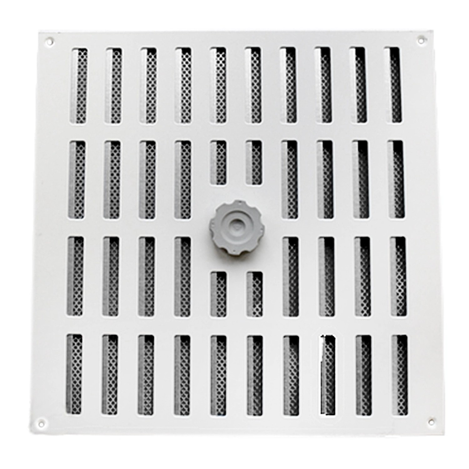 Häusler Lüftungsgitter LG 3030 SW Schiebegitter Alu Weiss PVD 300 x 300 Abl günstig online kaufen