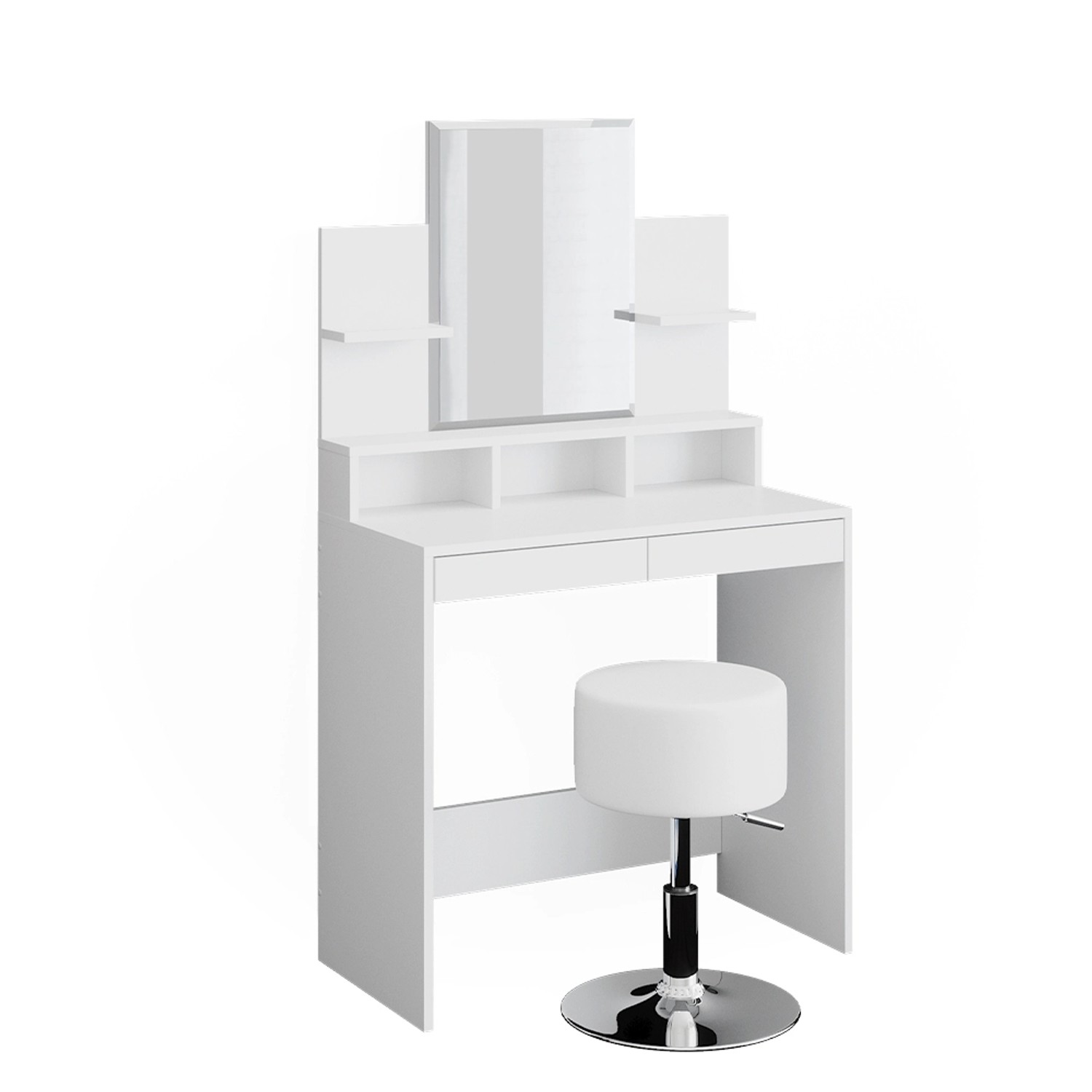 Vicco Schminktisch Ania Weiß 80 cm mit Hocker günstig online kaufen