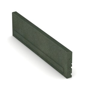 WARCO Gummi Tiefbord, grasgrün, 1000x50x250 mm, für den Trockenausbau im Garten.