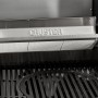 Detailaufnahme des Enders Gasgrill Uniq 4 IK Cruster mit Cruster-Zone und Grillrost.