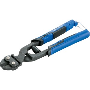 LUX Bolzenschneider, 200 mm, mit blau-schwarzem Griff zum Schneiden von Drähten und Metall.
