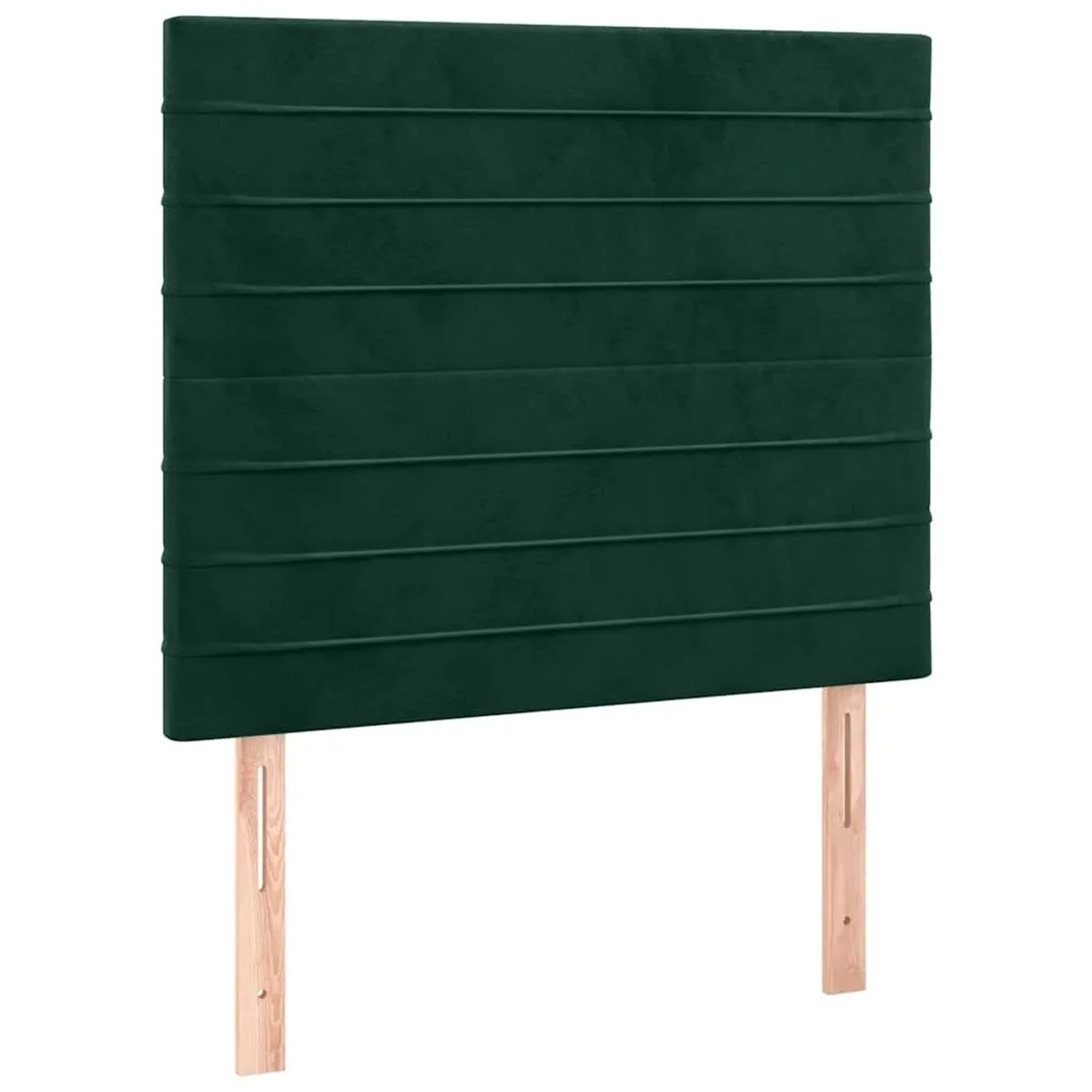 vidaXL Kopfteil Dunkelgrün 100x5x118/128 cm Samt 3116517