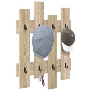 vidaXL Wandmontierter nachttisch Sonoma-Eiche 60 x 3 x 82 cm 874477