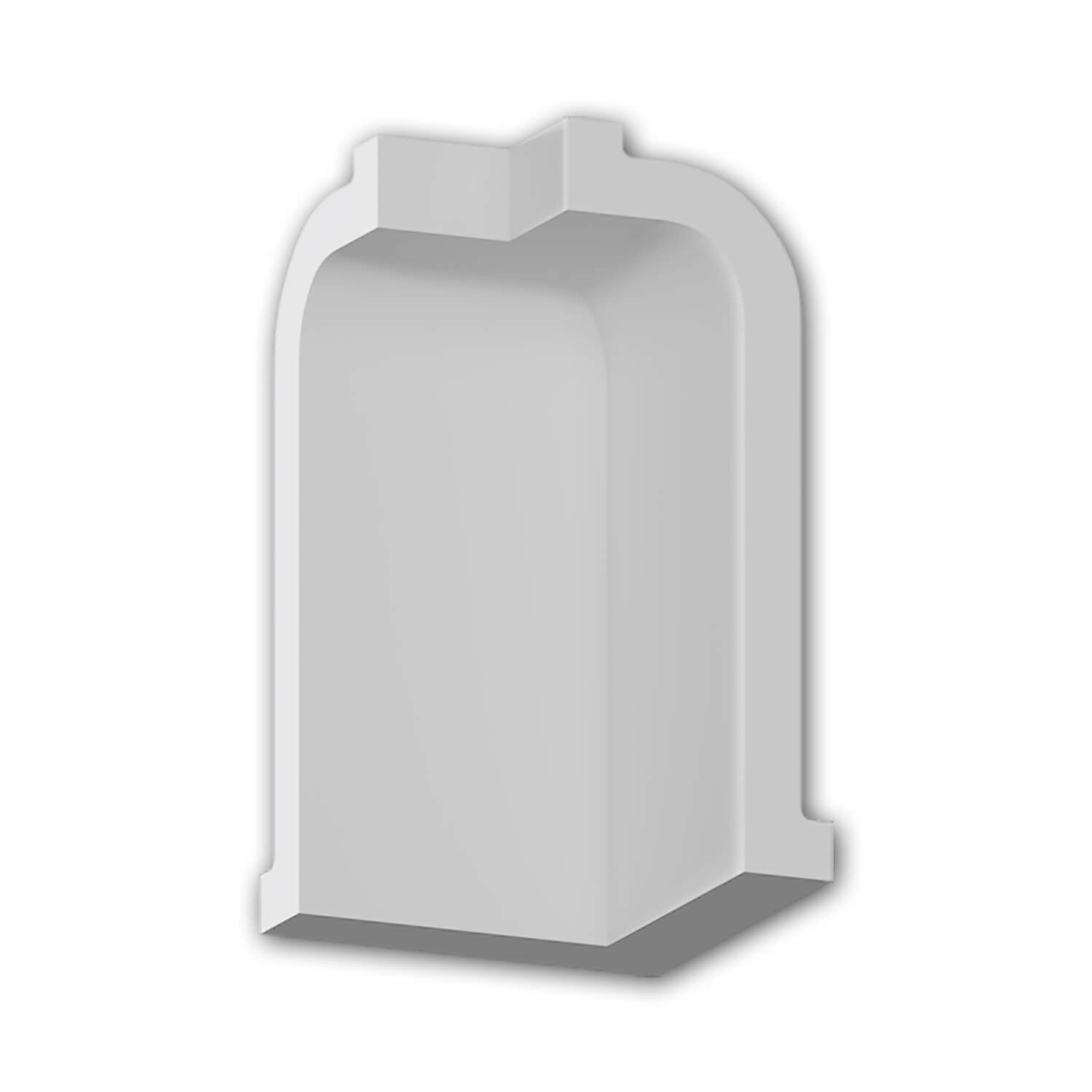 PROFHOME 152819 Innenwinkel Eckelement Zierelement 10,6 cm x 10,6 cm x 20 c günstig online kaufen