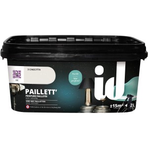 id Wandfarbe Paillett Cinecitta, 2 Liter, für Effektvolle Wandgestaltung.