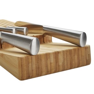 SOTECH Bambus Messereinsatz 448 x 174 x 45 mm Für ORGA-BOX 1 Besteckeinsätze Ab 497 mm 600 mm Korpusbreite